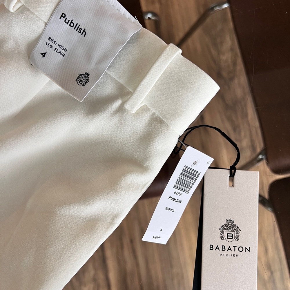 Publish Women's Cream Flare Pants - Picture 2 of 5